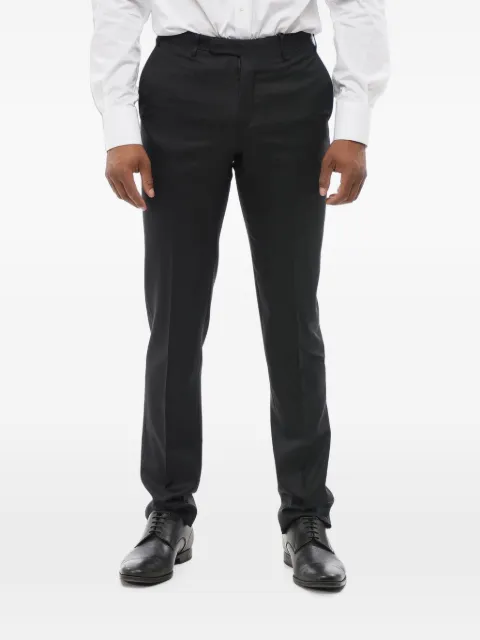 Corneliani pressed-crease virgin wool trousers Black 755Z2Z4838154020