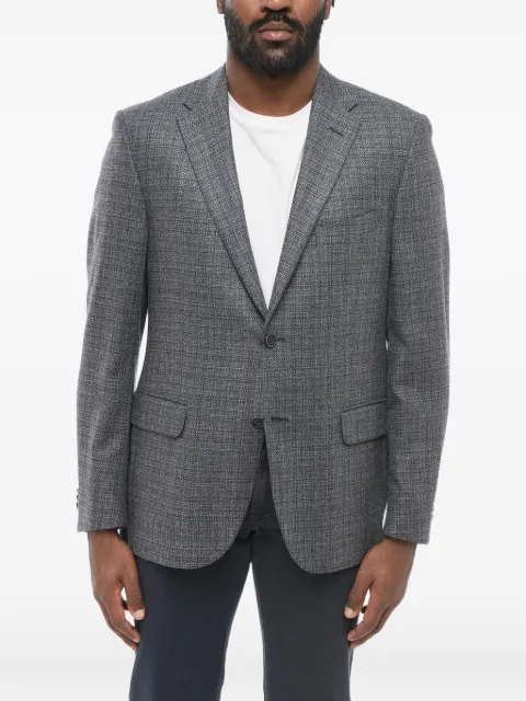 Corneliani Nino Danieli flap-pocket blazer Blue 806R407836350005