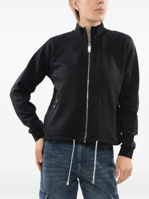 John Richmond Stelet drawstring full-zip sweater Black UWP24013FE