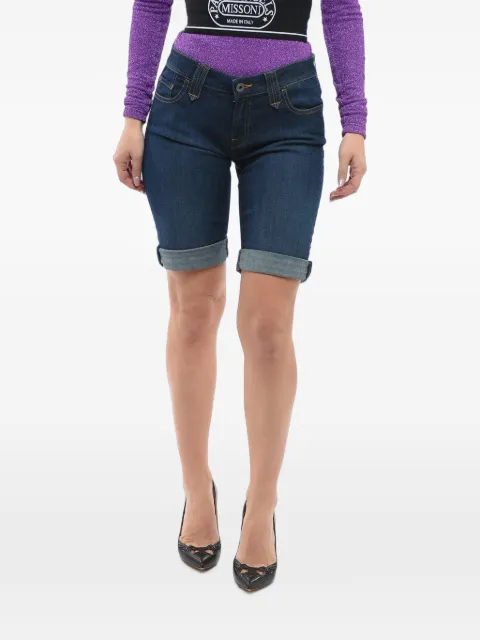 Woolrich contrast-stitch denim shorts Blue COWRSHO0007DE503274