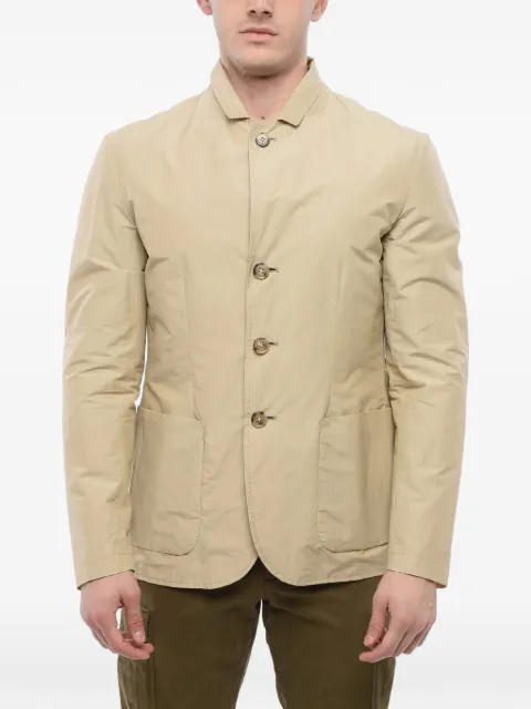 Woolrich button-fastening patch-pocket jacket Neutrals CFWROU0044MRUT2645723