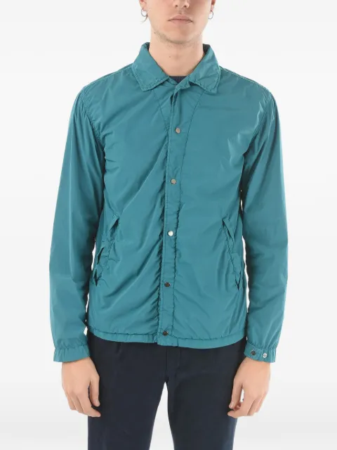 Corneliani snap-button overshirt Blue 87LAR81120156050