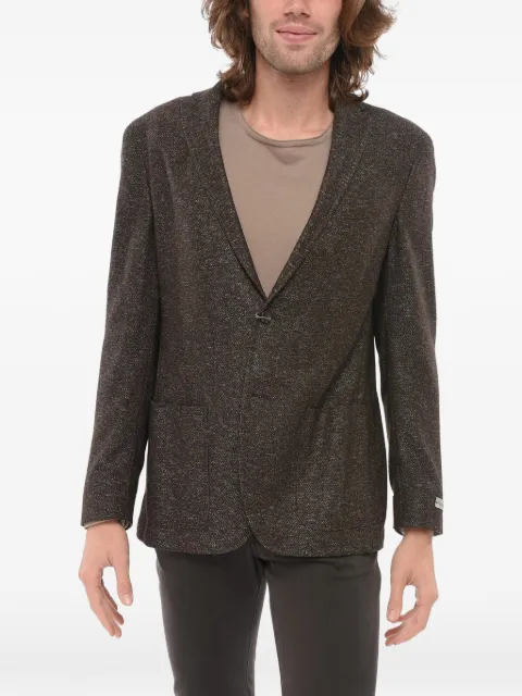 Corneliani Nino Danieli patch-pocket blazer Brown 78XR476836319030