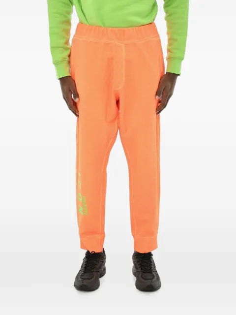 DSQUARED2 Iogo-print track pants Orange S79KA0064S25030