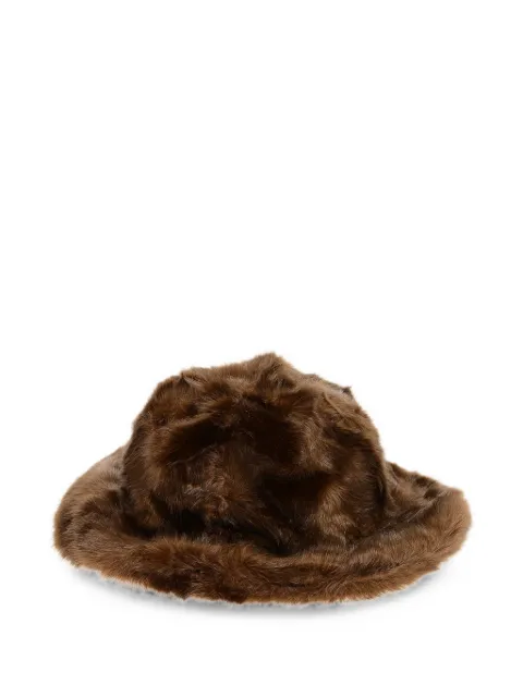 DSQUARED2 faux-fur bucket hat Brown HAM005839107004