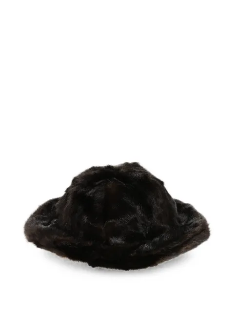 DSQUARED2 faux-fur bucket hat Brown HAM005839107004