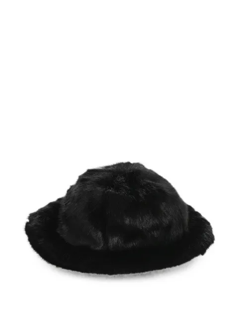 DSQUARED2 fur-texture bucket hat Black HAM005739107004