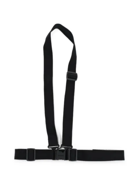 DSQUARED2 logo-engraved buckle harness belt Black S82BE0338SJ2020