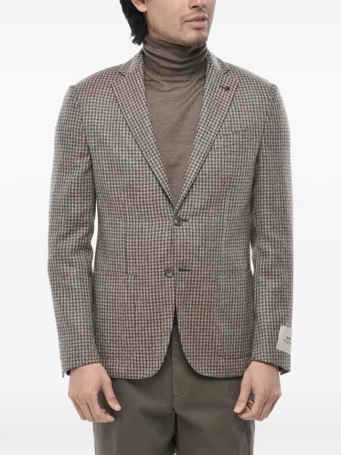 Corneliani patterned patch-pocket blazer Brown 26XZ172636335030