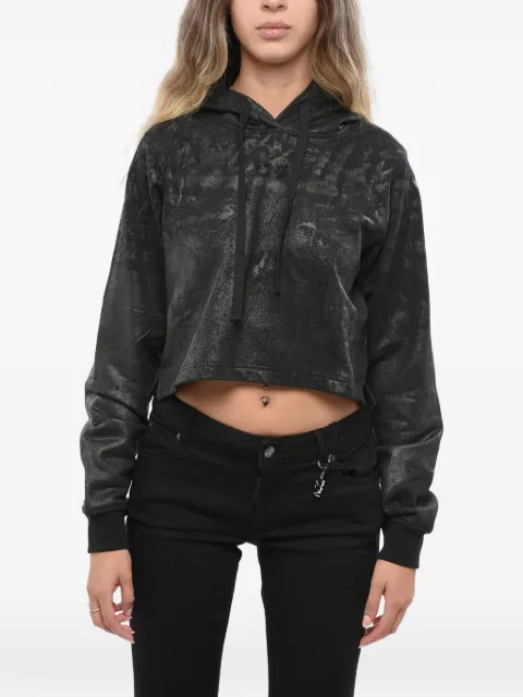 Diesel F-Reggy glitter-effect hoodie Black A17230RHPAE900