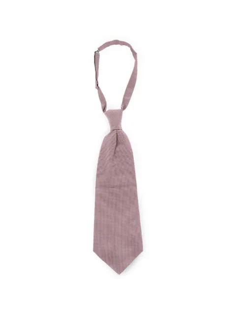 Corneliani checked silk ascot tie Purple 83HUG59120498047