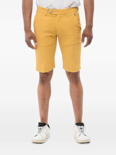 Corneliani button-fastening chino shorts Yellow 774EL36120176071