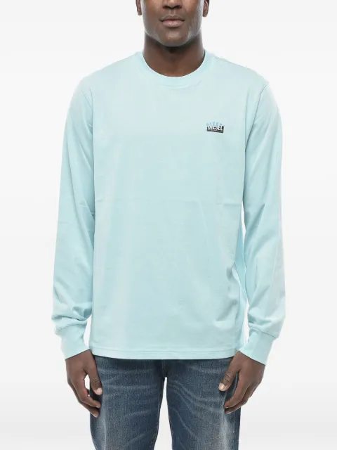 Diesel T-Just-LS-Situation logo-print long-sleeved T-shirt Blue A15393RPATI89U