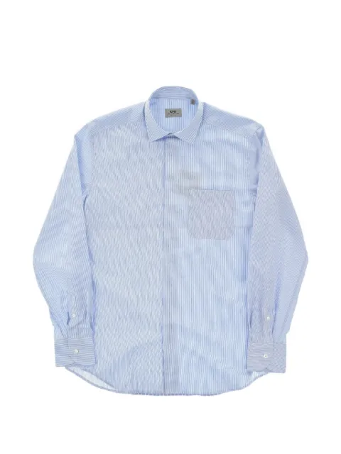 Corneliani striped chest-pocket shirt Blue 93PXK29320275001