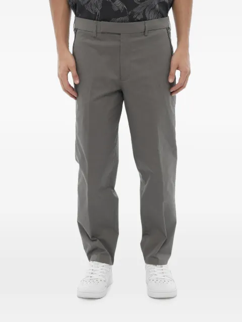 Neil Barrett slim-fit elasticated-cuff trousers Grey MY30158PY021775N