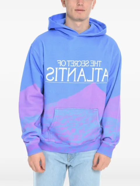 MSFTSrep logo-print hoodie Blue 33MSFM300S2022696185