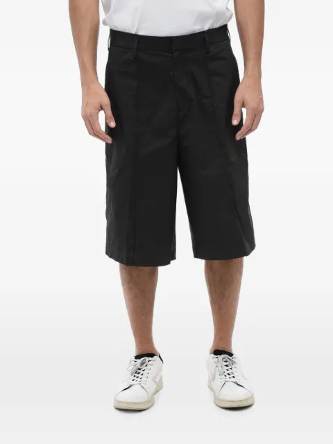 Neil Barrett multi-pocket cotton-blend cargo shorts Black MY30155AY021011N