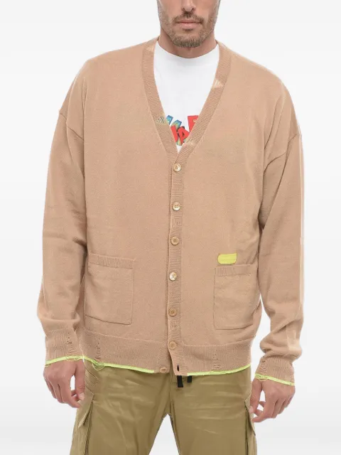 DSQUARED2 V-neck cardigan Neutrals S74HA1373S18326