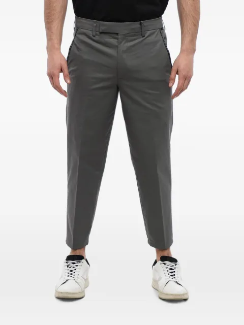 Neil Barrett elasticated-cuff chino trousers Grey MY30158LY021775N