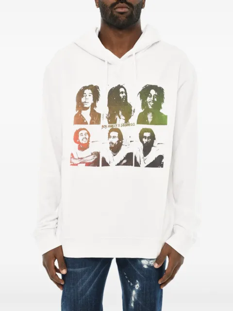 DSQUARED2 x Bob Marley hoodie White S71GU0594S25597