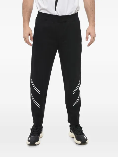 Neil Barrett elasticed-waistband track pants Black PBPA092U001042