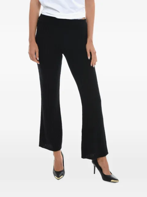 HERSKIND ribbed flared trousers Black 45188860BLACK