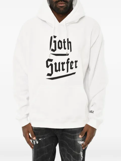 DSQUARED2 lettering-print hoodie White S74GU0690S25516