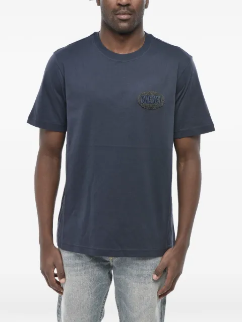 Diesel logo-embroidered T-shirt Blue A16752RPATI81E