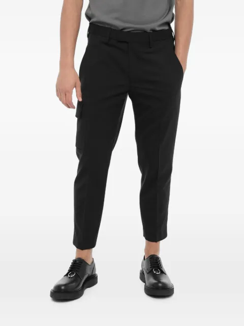 Neil Barrett skinny-fit belt-loop cargo pants Black NBV3PA117HV000001