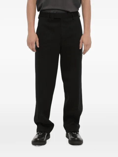 Neil Barrett concealed-fastening tailored trousers Black NBV3PA080AV005001