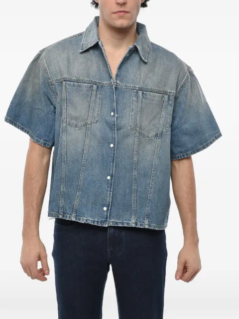 1989 STUDIO denim short-sleeve shirt Blue SS2426