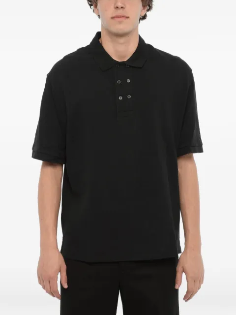 Neil Barrett piqué cotton polo shirt Black NBV7JT221AV503001