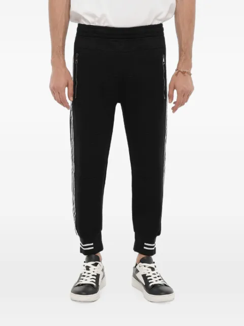Neil Barrett side-stripe track pants Black NBV7JP002XV500007