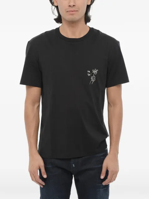 Neil Barrett For You logo-print slim-fit T-shirt Black MY70267AY526524N