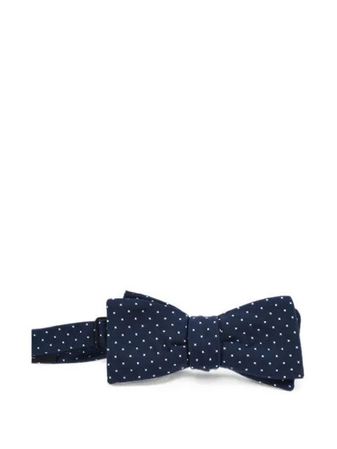Corneliani polka-dot silk bow ties Blue 82UNNN8920303020