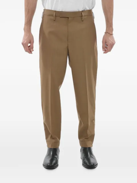 Neil Barrett Jamie pressed-crease trousers Brown PBPA097U0081390