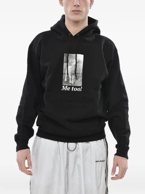 POLAR SKATE CO Me Too! graphic-print drawstring hoodie Black POLDAVEHHLBLACK