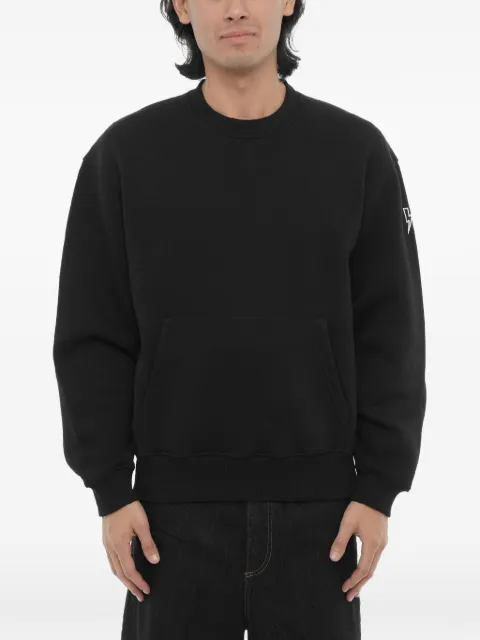 Neil Barrett embroidered-logo sweatshirt Black NBV7JS213AV524C058