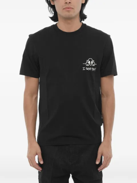 Neil Barrett See You logo-print slim-fit T-shirt Black MY70261AY529524N