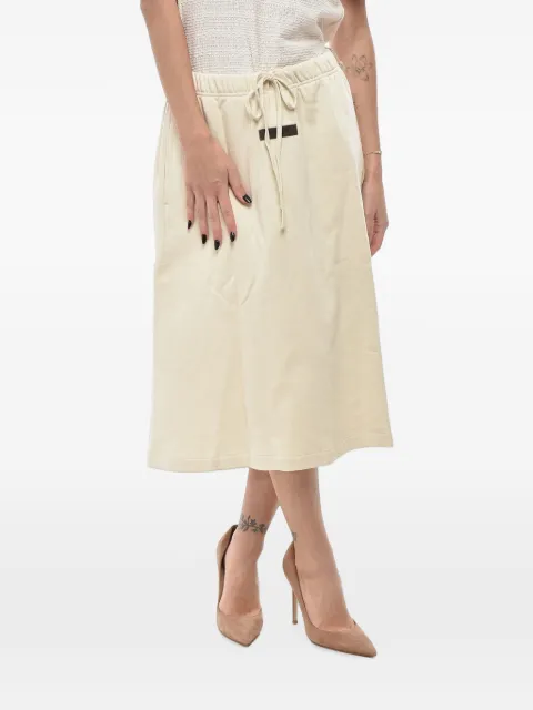 Fear Of God elasticated-waist midi skirt Neutrals 160SU225030FWEGGSHELL