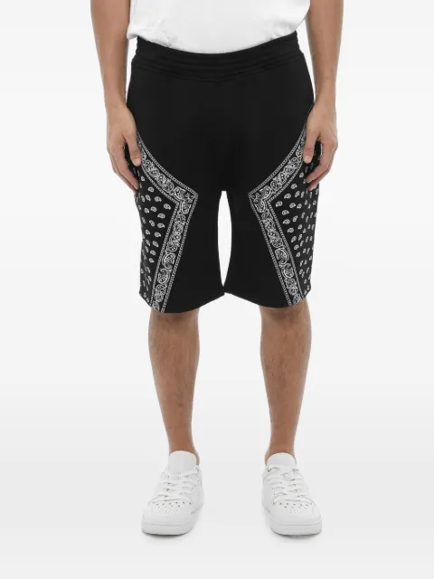 Neil Barrett Modernist paisley-print shorts Black PBJP71SG500S524