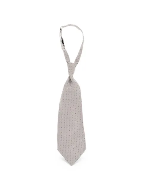 Corneliani checked silk tie Grey 79HUNN7220732080