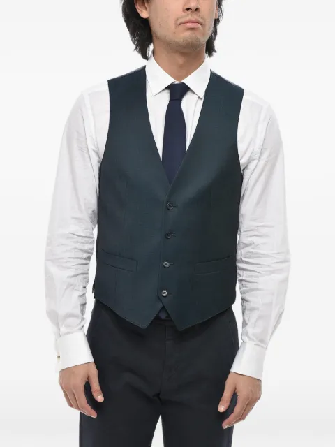 Corneliani single-breasted waistcoat Blue 25071588Z7292012