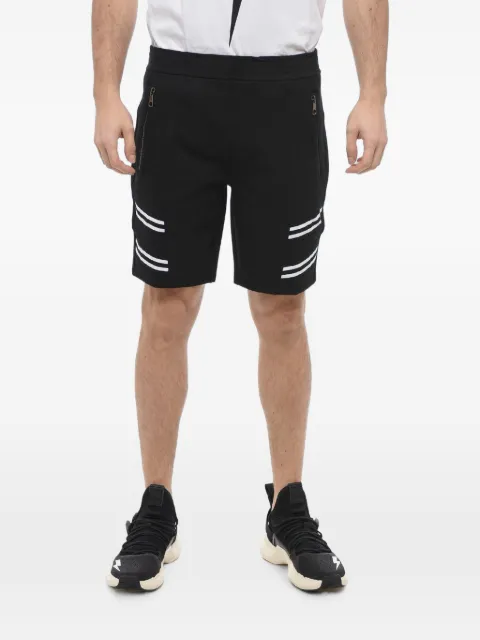 Neil Barrett Varsity stripe-detail shorts Black PBJP055U5041129