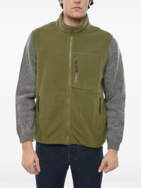 POLAR SKATE CO fleece sleeveless gilet Green PSCF236ARMYGREEN