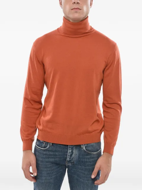 Malo cashmere turtleneck sweater Orange UMC004F1Z32FURNA