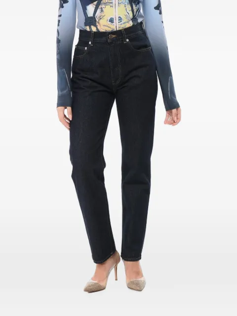 LouLou de Saison topstitched jeans Blue WULARA0002