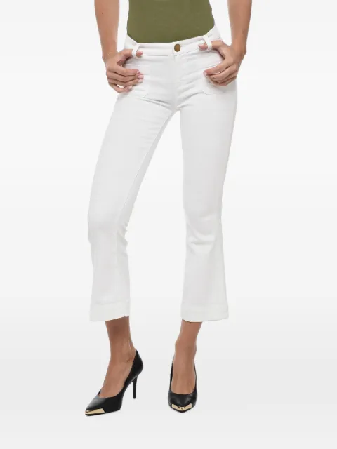 Seafarer patch-pocket wide-leg jeans White SWP0017TCS00099999000