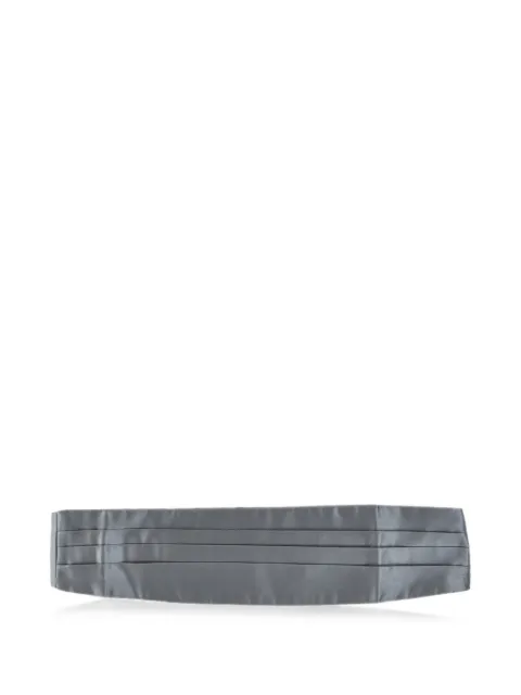 Corneliani pleated satin cummerbund Grey 94U9179420480024