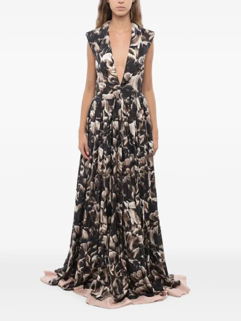 COGO printed sleeveless dress Black 23FMTV33223FSE17999303